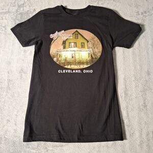 A Christmas Story House Museum Cleveland Ohio Graphic T-Shirt Size Small Black